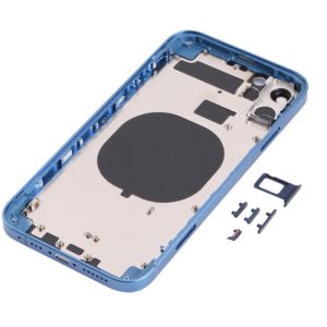 RDG Converter Housing Assembly Rear Back Chassis Housing For Apple iPhone 11 Convert to iPhone 14 Pro (Blue)