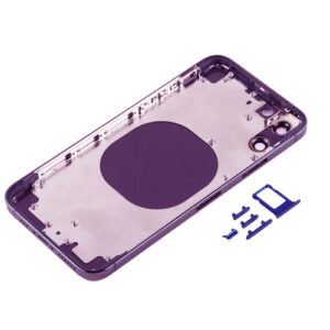 RDG Converter Housing Assembly Rear Back Chassis Housing For Apple iPhone 11 Convert to iPhone 15 pro (Deep purple)
