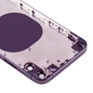 RDG Converter Housing Assembly Rear Back Chassis Housing For Apple iPhone 11 Convert to iPhone 15 pro (Deep purple)