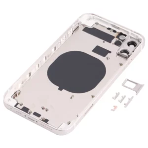 RDG Converter Housing Assembly Rear Back Chassis Housing For Apple iPhone 11 Convert to iPhone 15 pro (White)
