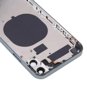 RDG Converter Housing Assembly Rear Back Chassis Housing For Apple iPhone 11 Convert to iPhone 15 pro (Natural-Titanium )