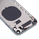 RDG Converter Housing Assembly Rear Back Chassis Housing For Apple iPhone X Convert to iPhone 14 pro (Natural-Titanium )