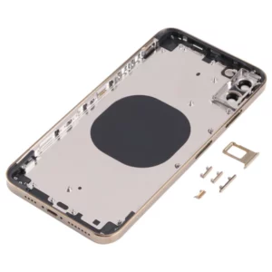 RDG Converter Housing Assembly Rear Back Chassis Housing For iPhone X Convert to iPhone 14 Pro (Gold)