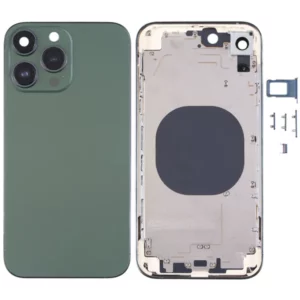 RDG Converter Housing Assembly Rear Back Chassis Housing For Apple iPhone XR Convert to iPhone 15 Pro (Natural-Titanium )