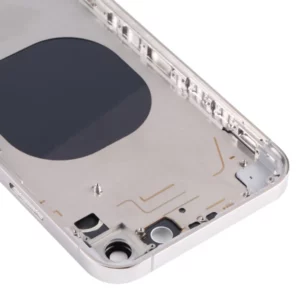 RDG Converter Housing Assembly Rear Back Chassis Housing For iPhone XR Convert to iPhone 14 Pro (White)