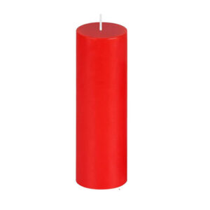 Radiant Red Pillars: RDG Unscented Candles