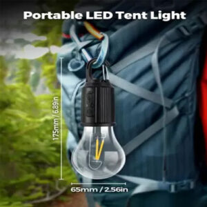 RDG Rechargeable Camping Lamp LED Tent Lights with USB Cable 5 hrs Bulb Warm White Light
