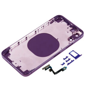 RDG Converter Housing Assembly Rear Back Chassis Housing For Apple iPhone 11 Convert to iPhone 15 pro (Deep purple)