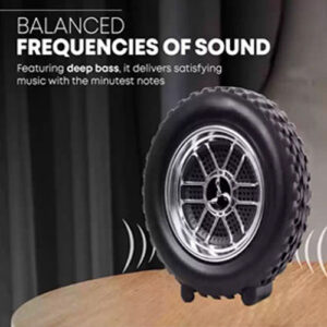 RDG Original Tyre-Shaped Portable Sound with Super Bass High-Definition Wireless Speaker