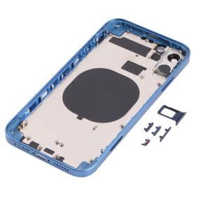 RDG Converter Housing Assembly Rear Back Chassis Housing For iPhone X Convert to iPhone 14 Pro (iPhone X to 14 pro) Blue