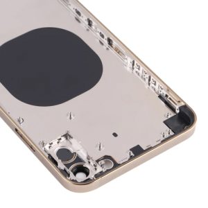 RDG Converter Housing Assembly Rear Back Chassis Housing For iPhone X Convert to iPhone 14 Pro (Gold)
