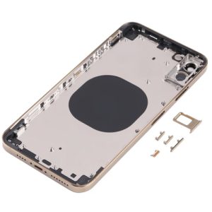 RDG Converter Housing Assembly Rear Back Chassis Housing For iPhone X Convert to iPhone 14 Pro (Gold)