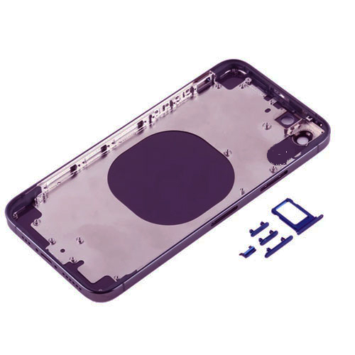 RDG Converter Housing Assembly Rear Back Chassis Housing For iPhone XS Convert to iPhone 14 Pro (Deep Purple) - Image 2