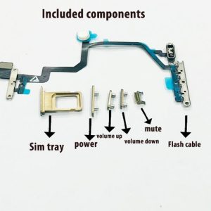 RDG Converter Housing Assembly Rear Back Chassis Housing For Apple iPhone XR Convert to iPhone 16 pro (Desert Titanium)