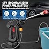 48V Electric Car Washer | Cordless Pressure Gun with 12000mAh Battery and Multi Cleaning Functions