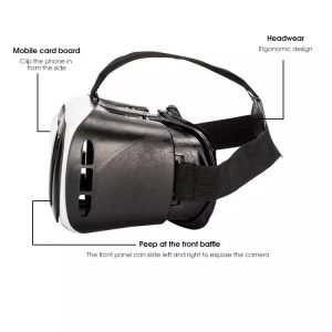 VR Headset Compatible with iPhone & Android | Virtual Reality Best Set Glasses Gift for Kids and Adults for VR Videos