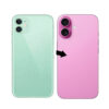 RDG Converter Housing Assembly Rear Back Chassis Housing For iPhone 11 Convert to iPhone 16 Pink