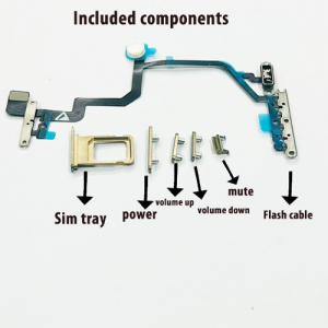 Back Panel Housing Body for Apple iPhone XR to iPhone 15 Pro Converter(Gold)