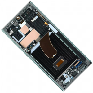 Mobile Display For Samsung Galaxy S23 Ultra with Frame Silver  (LCD with Touch Screen) Complete Combo Folder |RDGstores