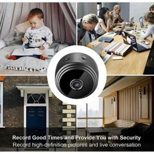 WiFi Spy Camera Hidden for Home Outdoor High HD Focus Spy Magnet Mini Live Stream Night Vision IP Wireless 1080P Audio Video Hidden Indoor Nanny Camera for Home Offices Security Multicolo