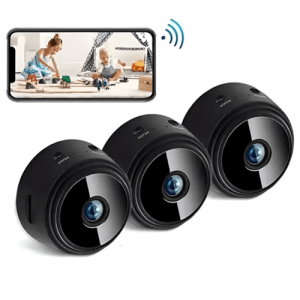 WiFi Spy Camera Hidden for Home Outdoor High HD Focus Spy Magnet Mini Live Stream Night Vision IP Wireless 1080P Audio Video Hidden Indoor Nanny Camera for Home Offices Security Multicolo