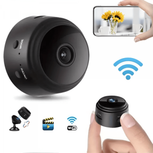 WiFi Spy Camera Hidden for Home Outdoor High HD Focus Spy Magnet Mini Live Stream Night Vision IP Wireless 1080P Audio Video Hidden Indoor Nanny Camera for Home Offices Security Multicolo