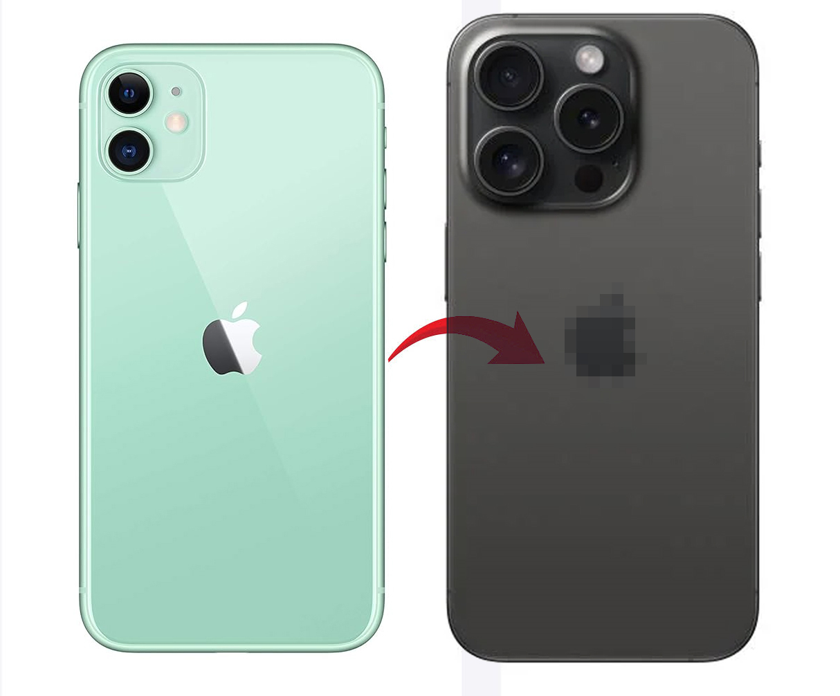 Back Panel Housing Body for Apple iPhone 11 to iPhone 14 Pro Converter(Grey)