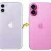 Back Panel Housing Body for Apple iPhone 11 Convert to iPhone 16 (Pink)