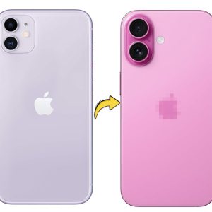 Converter Back Panel Housing for Apple iPhone 11 Convert to iPhone 16 (Pink)