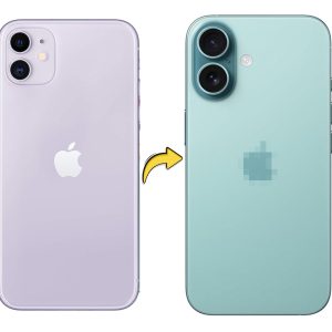 Back Panel Housing Body for Apple iPhone 11 Convert to iPhone 16 (Teal)