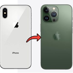 Back Panel Housing Body for Apple iPhone X to iPhone 14 Pro Converter (Natural-Titanium )