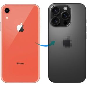 Back Panel Housing Body for Apple iPhone XR to iPhone 14 Pro Converter(Grey)