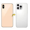Back Panel Housing Body for iPhone XS to iPhone 16 Pro Converter(White)
