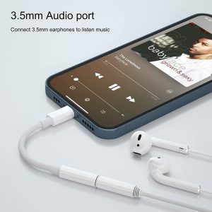 Lightnin.G to 3.5 mm Headphone Jack Adapter, Aux Audio Jack, Compatible with I-Phone 14/13/12/11 Pro/Xr/Xs Max/X/8/6 All iOS Devices