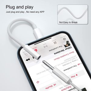 Lightnin.G to 3.5 mm Headphone Jack Adapter, Aux Audio Jack, Compatible with I-Phone 14/13/12/11 Pro/Xr/Xs Max/X/8/6 All iOS Devices