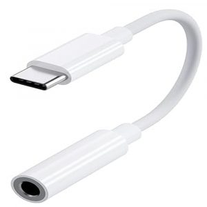 C to 3.5mm Converter, Built-in DAC Chip, Supports Mic & Audio, Metal Body, Braided Cable, for iPhone 16 series, 15 series, Samsung, Android & Type C Smartphones, Tablets, Laptop