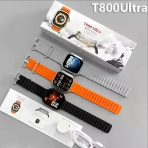 T800 Ultra Smartwatch with 1.9'' Display, Bluetooth Calling, 123 Sports Modes & Health Tracking (Random Color)
