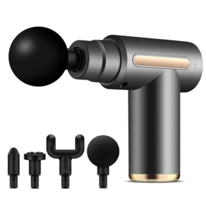 Gun Massager for Full Body Pain Relief, Rechargeable Cordless Deep Tissue Massage Machine for Legs & Arms, Use at Home, Gym & During Travel