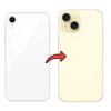Converter Back Panel Housing for iPhone XR to iPhone 15 (Gold)