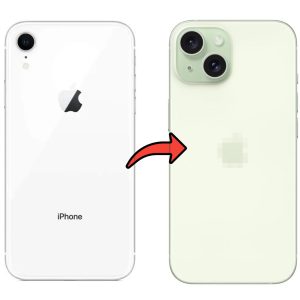 Converter Back Panel Housing for Apple iPhone XR to iPhone 15 (Green)