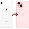 Converter Back Panel Housing for Apple iPhone XR to iPhone 15 (pink)
