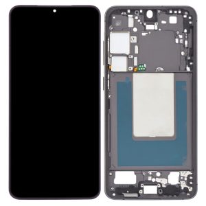Mobile Display For Samsung Galaxy S24 Plus With Frame OLED Complete Combo Folder | RDG Stores
