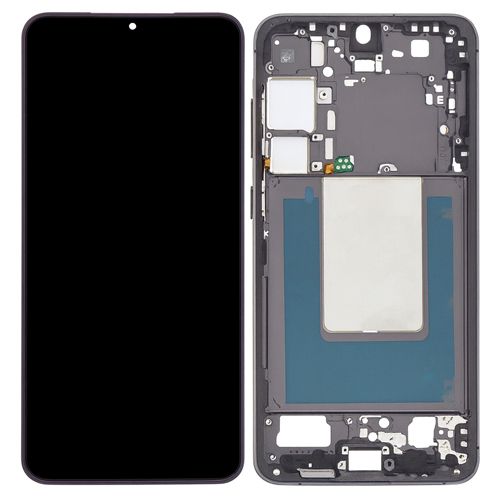 Mobile Display For Samsung Galaxy S24 Plus With Frame OLED Complete Combo Folder | RDG Stores