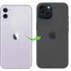 Converter Back Panel Housing for Apple iPhone 11 to iPhone 15 (Black)