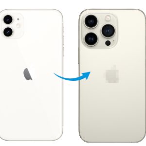 Converter Back Panel Housing for Apple iPhone 11 to iPhone 16 Pro(Desert Titanium)