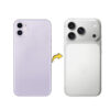 Converter Back Panel Housing for iPhone 11 Convert to iPhone 17 pro (White)