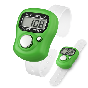 Tally Finger Counter Clicker Digital Electronic Counter for Sport, Score,Mantra Japa, Inventory, Buddhists and And Cricket Umpire and  Multiple Counting Purposes