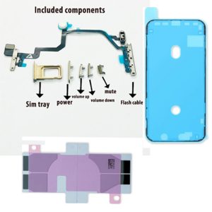 Converter Back Panel Housing for Apple iPhone XR Convert to iPhone 17 pro (Blue)