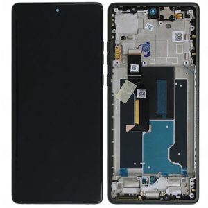 Mobile Display For Motorola Moto Edge 60 pro with frame (AMOLED) Complete Combo Folder |RDGstores