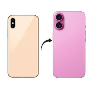 Converter Back Panel Housing for iPhone XS to iPhone 16 (Pink)